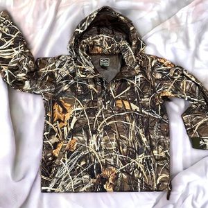 Men’s DRAKE Camo Pullover Hunting Jacket size L